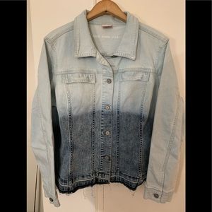 Ombré Denim Jacket sz XL